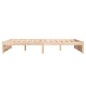 vidaXL Estructura de cama madera maciza 140x200 cm