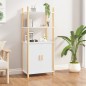 vidaXL Aparador alto madera contrachapada blanco 60x40x141 cm vidaXL Aparador alto madera contrachapada blanco 60x40x141 cm
