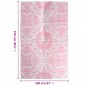 vidaXL Alfombra de exterior PP rosa 160x230 cm vidaXL Alfombra de exterior PP rosa 160x230 cm