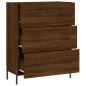 vidaXL Aparador de madera de ingeniería marrón roble 69,5x34x90 cm vidaXL Aparador de madera de ingeniería marrón roble 69,5x34x90 cm
