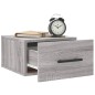 vidaXL Mesitas de noche de pared 2 uds color gris Sonoma 35x35x20 cm vidaXL Mesitas de noche de pared 2 uds color gris Sonoma 35x35x20 cm