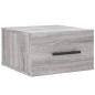 vidaXL Mesitas de noche de pared 2 uds color gris Sonoma 35x35x20 cm vidaXL Mesitas de noche de pared 2 uds color gris Sonoma 35x35x20 cm