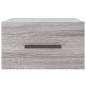 vidaXL Mesitas de noche de pared 2 uds color gris Sonoma 35x35x20 cm vidaXL Mesitas de noche de pared 2 uds color gris Sonoma 35x35x20 cm