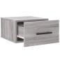 vidaXL Mesitas de noche de pared 2 uds color gris Sonoma 35x35x20 cm vidaXL Mesitas de noche de pared 2 uds color gris Sonoma 35x35x20 cm
