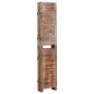 vidaXL Biombo de 6 paneles madera maciza de paulownia marrón 210x165cm vidaXL Biombo de 6 paneles madera maciza de paulownia marrón 210x165cm