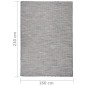 vidaXL Alfombra de exterior de tejido plano marrón y azul 160x230 cm vidaXL Alfombra de exterior de tejido plano marrón y azul 160x230 cm
