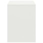 vidaXL Mesita de noche madera maciza de mango blanco 35x30x40 cm vidaXL Mesita de noche madera maciza de mango blanco 35x30x40 cm
