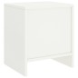 vidaXL Mesita de noche madera maciza de mango blanco 35x30x40 cm vidaXL Mesita de noche madera maciza de mango blanco 35x30x40 cm