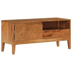 vidaXL Mueble para TV de madera de acacia maciza 88x30x40 cm