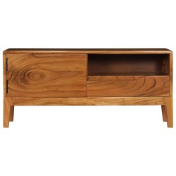 vidaXL Mueble para TV de madera de acacia maciza 88x30x40 cm