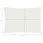 vidaXL Toldo de vela blanco HDPE 160 g/m² 6x7 m vidaXL Toldo de vela blanco HDPE 160 g/m² 6x7 m