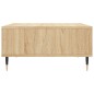 vidaXL Mesa de centro madera de ingeniería roble Sonoma 60x60x30 cm