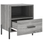 vidaXL Mesitas noche 2 uds madera ingeniería gris Sonoma 40x35x47,5 cm vidaXL Mesitas noche 2 uds madera ingeniería gris Sonoma 40x35x47,5 cm