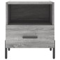 vidaXL Mesitas noche 2 uds madera ingeniería gris Sonoma 40x35x47,5 cm vidaXL Mesitas noche 2 uds madera ingeniería gris Sonoma 40x35x47,5 cm