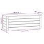 vidaXL Caja de almacenaje madera maciza de pino gris 89x36,5x33 cm vidaXL Caja de almacenaje madera maciza de pino gris 89x36,5x33 cm
