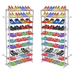 vidaXL Estante para zapatos 2 Unidades