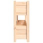 vidaXL Jardinera de madera maciza de pino 112x25x66 cm vidaXL Jardinera de madera maciza de pino 112x25x66 cm
