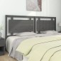 vidaXL Cabecero de cama madera maciza de pino gris 205,5x4x100 cm vidaXL Cabecero de cama madera maciza de pino gris 205,5x4x100 cm