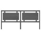 vidaXL Cabecero de cama madera maciza de pino gris 205,5x4x100 cm vidaXL Cabecero de cama madera maciza de pino gris 205,5x4x100 cm