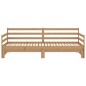 vidaXL Sofá cama extraíble madera de pino marrón miel 2x(90x200) cm vidaXL Sofá cama extraíble madera de pino marrón miel 2x(90x200) cm