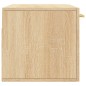 vidaXL Armario de pared madera ingeniería roble Sonoma 80x36,5x35 cm