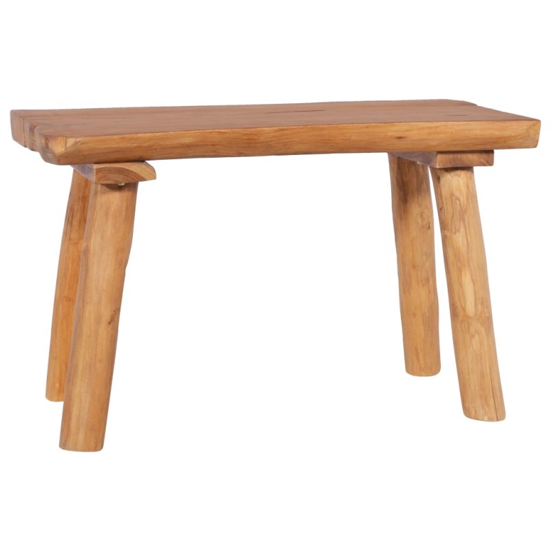 vidaXL Banco de jardín de madera maciza de teca 80 cm vidaXL Banco de jardín de madera maciza de teca 80 cm