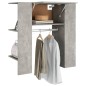 vidaXL Mueble de recibidor madera gris hormigón 97,5x37x99 cm vidaXL Mueble de recibidor madera gris hormigón 97,5x37x99 cm