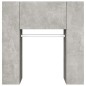 vidaXL Mueble de recibidor madera gris hormigón 97,5x37x99 cm vidaXL Mueble de recibidor madera gris hormigón 97,5x37x99 cm