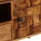 vidaXL Mueble TV madera maciza sheesham acabado miel 140x30x40 cm
