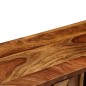 vidaXL Mueble TV madera maciza sheesham acabado miel 140x30x40 cm