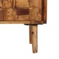 vidaXL Mueble TV madera maciza sheesham acabado miel 140x30x40 cm