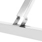 vidaXL Mesa de trabajo plegable para cocina acero 85x60x80 cm