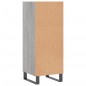 vidaXL Aparador de madera de ingeniería gris Sonoma 34,5x32,5x90 cm vidaXL Aparador de madera de ingeniería gris Sonoma 34,5x32,5x90 cm