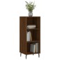 vidaXL Aparador de madera de ingeniería marrón roble 34,5x32,5x90 cm