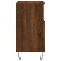 vidaXL Aparador madera contrachapada marrón roble 60x35x70 cm vidaXL Aparador madera contrachapada marrón roble 60x35x70 cm