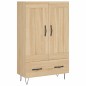vidaXL Aparador alto madera de ingeniería roble Sonoma 69,5x31x115 cm vidaXL Aparador alto madera de ingeniería roble Sonoma 69,5x31x115 cm