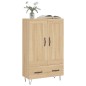 vidaXL Aparador alto madera de ingeniería roble Sonoma 69,5x31x115 cm vidaXL Aparador alto madera de ingeniería roble Sonoma 69,5x31x115 cm