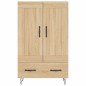 vidaXL Aparador alto madera de ingeniería roble Sonoma 69,5x31x115 cm vidaXL Aparador alto madera de ingeniería roble Sonoma 69,5x31x115 cm