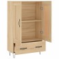 vidaXL Aparador alto madera de ingeniería roble Sonoma 69,5x31x115 cm vidaXL Aparador alto madera de ingeniería roble Sonoma 69,5x31x115 cm