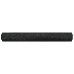 vidaXL Red de privacidad HDPE negro 3,6x10 m 75 g/m² 