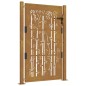 vidaXL Puerta de jardín acero corten diseño bambú 105x130 cm vidaXL Puerta de jardín acero corten diseño bambú 105x130 cm