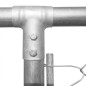 vidaXL Perrera de exterior de acero galvanizado 950x570x185 cm