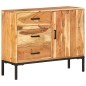 vidaXL Aparador de madera maciza de acacia 88x30x73 cm vidaXL Aparador de madera maciza de acacia 88x30x73 cm