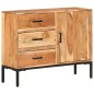 vidaXL Aparador de madera maciza de acacia 88x30x73 cm vidaXL Aparador de madera maciza de acacia 88x30x73 cm