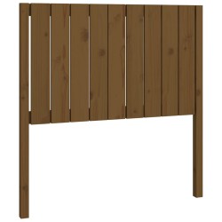vidaXL Cabecero de cama madera maciza pino marrón miel 95,5x4x100 cm