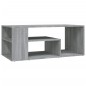 vidaXL Mesa de centro madera contrachapada gris Sonoma 100x50x40 cm vidaXL Mesa de centro madera contrachapada gris Sonoma 100x50x40 cm