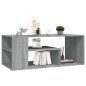 vidaXL Mesa de centro madera contrachapada gris Sonoma 100x50x40 cm vidaXL Mesa de centro madera contrachapada gris Sonoma 100x50x40 cm