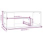 vidaXL Mesa de centro madera contrachapada gris Sonoma 100x50x40 cm vidaXL Mesa de centro madera contrachapada gris Sonoma 100x50x40 cm
