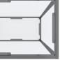 vidaXL Mesa consola transparente vidrio templado 140x35x75,5 cm vidaXL Mesa consola transparente vidrio templado 140x35x75,5 cm