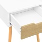 vidaXL Mesita de noche madera ingeniería blanco y Sonoma 40x40x56 cm